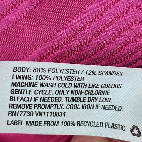 Xhilaration Bodycon Dress Juniors XS Pink Bandage Stretch Tight Mini Sexy Summer - Picture 11 of 13